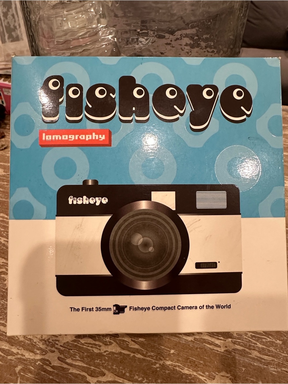Fisheye 35mm Camera – Blue and White